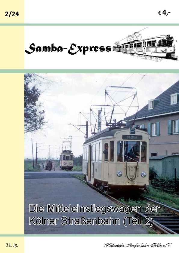 Das Cover des aktuellen Samba-Express