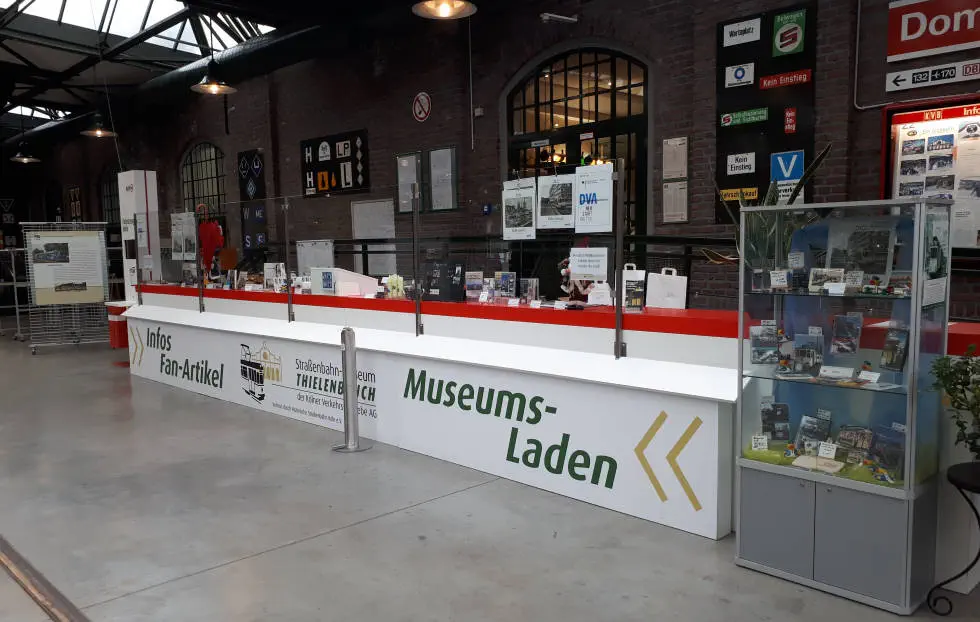 Der Museumsladen im Straßenbahn-Museum Thielenbruch