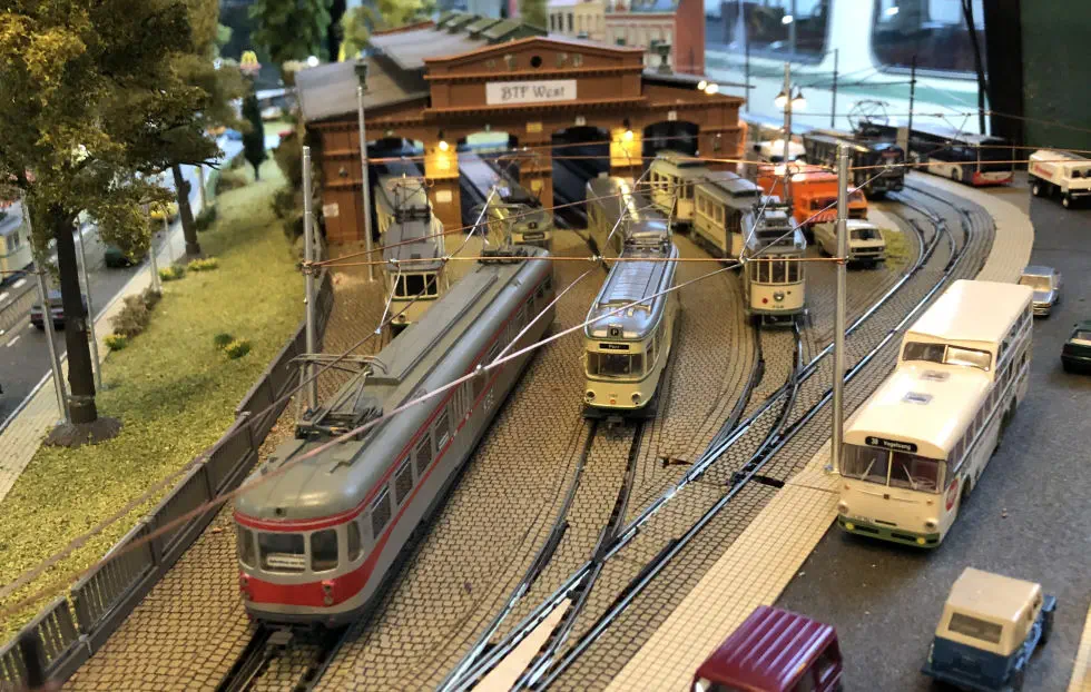 Das Depot auf unserer Modellbahnanlage